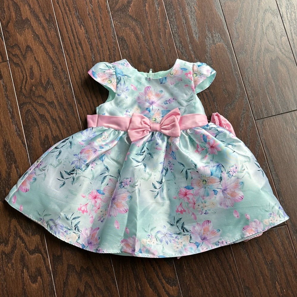 Rare Editions Baby Girl Floral Dress